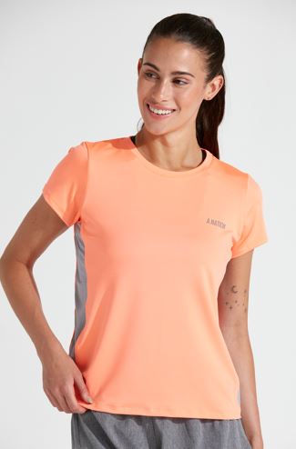 REMERA ANUKIS (W) - ORANGE/GREY