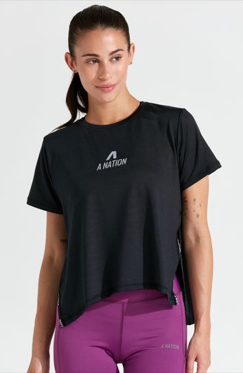 REMERA ATRIX (W) - BLACK