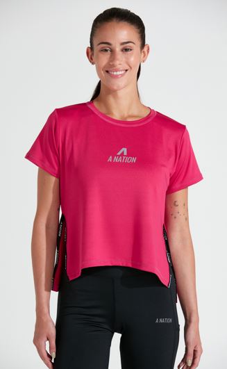 REMERA ATRIX (W) - FUCHSIA