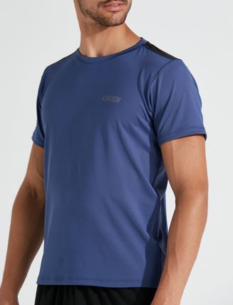 REMERA LUCIUS (M) - BLUE/BLACK