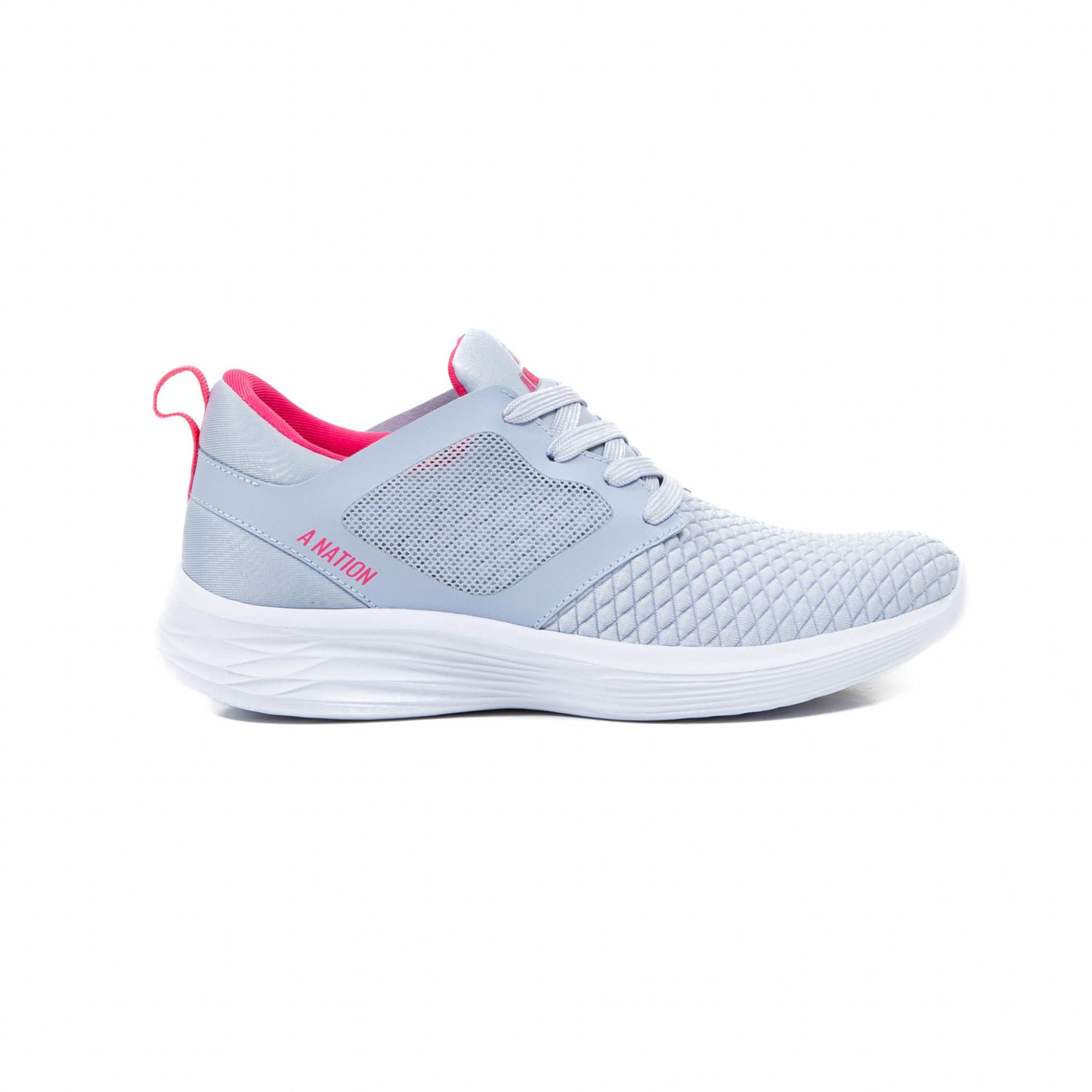 AN DYNAMO- LT.GREY-FUCHSIA (W)