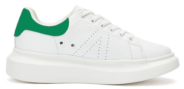 THE ICON HIGH- WHITE-GREEN (W)