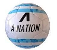 PELOTA N 5 A NATION BCO/CELESTE